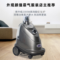 A pretty electric clothing shop upright hanging bronzed machine Home ironing machine upright ABC802 Upgrade high power steam scalding