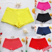 Senman Qi new hot spring swimsuit womens swimming trunks Womens Flat corner swimming trunks leggings anti-light swimming boxer shorts