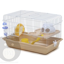 Double top door can be opened M0301 Dayang hamster golden silk bear hedgehog big cat head hamster cage
