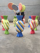 Foam Sculpture Candy Bar Candy popsicle Sugar Candy Cane Sugar Christmas Lose New Year 120 cm high