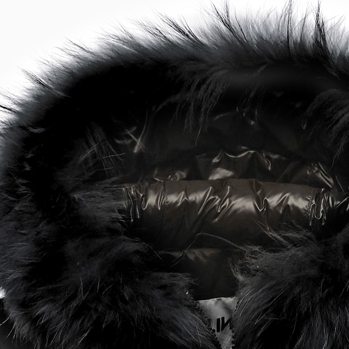 金羽杰LINC2016冬装貉子毛领时尚羽绒服 欧美宽松保暖服644403产品展示图1