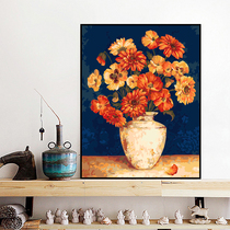 New Products Diy Digital Oil Color Painting Cartoon Landscape Characters Flowers Handcrafted Adults Fill Color Decompression Decoration Oil Painting