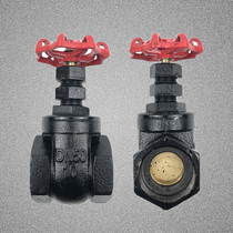 Cast iron wire buckle gate valve tap water main valve valve switch Z15T gate valve iron rod copper core handwheel type slow opening valve