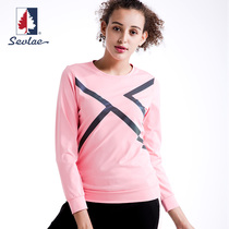SEVLAE Saint Fry autumn womens clothes Spring Autumn with bottom inside sports long sleeve T-shirt F132684527
