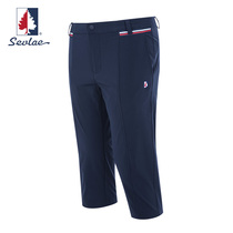 SEVLAE Saint Fry fashion mens stretch three-point pants hiking casual quick-drying casual pants F122693209
