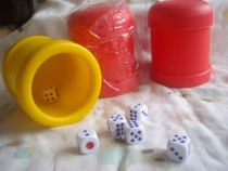 Plastic dice cup without lid straight tube throw Cup KTV sieve nightclub throw cup red sieve Cup throw plug