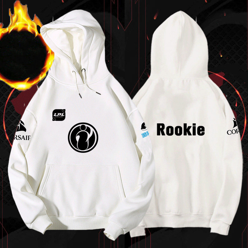 新款ig战队队服s8总决赛总冠军纪念比赛服运动款连帽加绒带帽卫衣