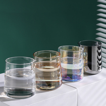 High facial value water cup Phnom penh glass colorful simple ins wind Nordic transparent wine glass milk household cup