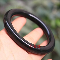 Natural jade bracelet Xinjiang and Tian Yuqing jade bracelet womens round bar handring low-priced dump support for reinspection