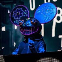 Mouse Mickey Luminous Headgear Mask Bar DJ Interactive Warm Field Props Handmade Custom Creative Mask Helmet