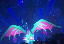 Bar Weah air mode High Altitude Flying Dragon air model nightclub KTV Interactive air mold Stage Department Performance airways