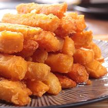 Ganmei sweet potato strips 2kg of red French fries Taiwanese chicken chops frozen fried semi-finished snacks