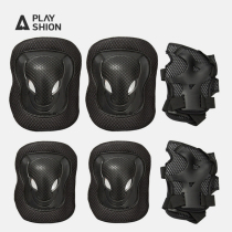 2019 new and new longboard scooter bicycle sports knee pads Elbow pads protective gear protective gear 6-piece thickened