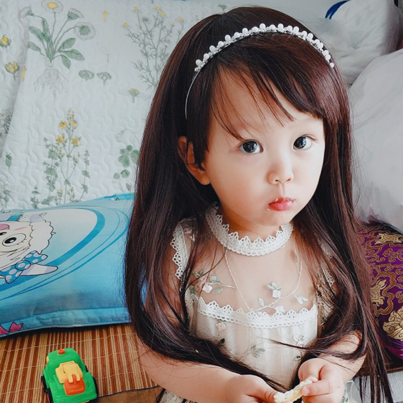 Child Wig Girl Wig Baby Wig 0 12 Year Old Princess Baby Girl Short Hair Cute Cute Baby Photo