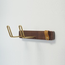 Blow rack brass wall hanging non-perforated hair dryer shelf household hair salon toilet bracket hanger