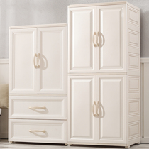 Thickened plastic childrens storage cabinet open door style simple wardrobe home baby clothes locker cabinet Cabinet