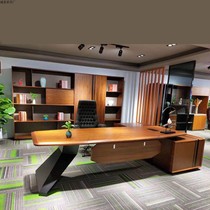 New Chinese Atmosphere Bandai Boss Table Fashion Brief Modern President Managers Office Furniture Bookcase Portfolio 28