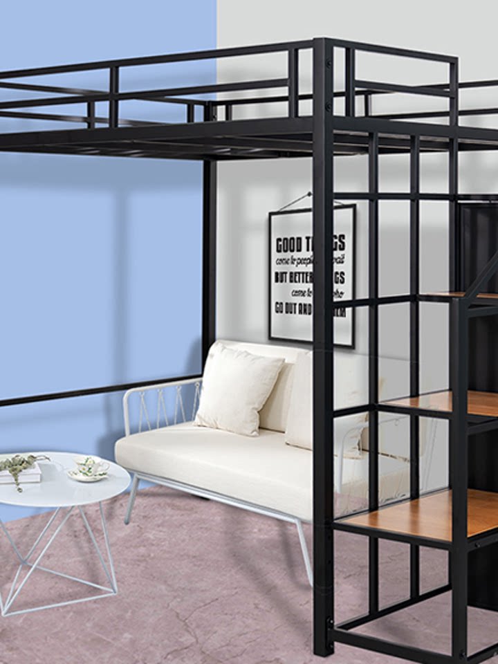 小户型公寓楼loft高架床-seven77777