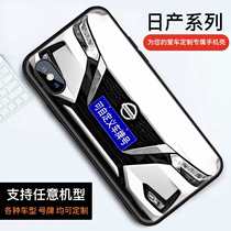 Nissan Xuanyi car customized mobile phone case is suitable for Apple 8x11pro12 Qijun Bluebird Teana Huawei p30