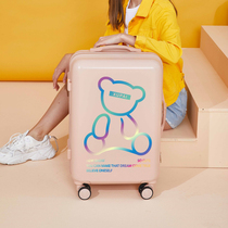 Japanese GP cartoon suitcase anime trolley case universal wheel net red suitcase female and male student password box 20 inch