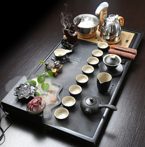 Tea set home living room simple light luxury high-end Wujin Stone tea plate stone plate set fully automatic integrated flow