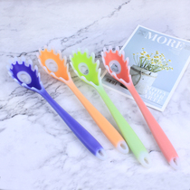 Silicone Noodle Scoop and Scoop Powder Pickpocketing the Hedge Spoon of the Noodle Paw Spoonful of the Pink Noodle Shell Anti-Scalding Spoon of the Splash Spoon