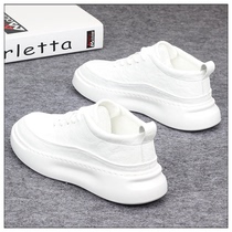 Small white shoes mens leather casual board shoes 2022 spring new Korean version all-match deodorant summer trend youth tide