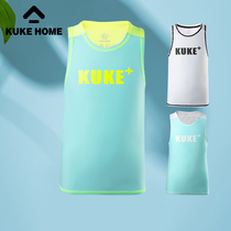 Cool KKUKE HOME boys sports riding clothing speed dry perspiration 2021 summer light and thin childrens vests