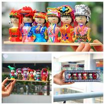 Yunnan ethnic minority craft doll Chinese gift souvenir handmade childrens dolls ethnic ornaments