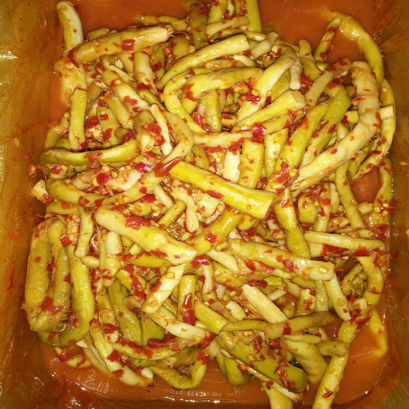 云南元江特产弯根酸菜民族特色菜 酸辣开胃 酸爽好滋味