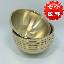 Tibetan Buddha Seven Water Supply Bowl Pure Copper Nepal Water Bowl Water Supply Cup for Buddha Cup Wealth for Large