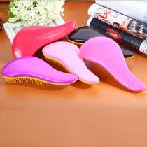 Smooth Hair Comb Wholesale Beauty Hair Styling Appliance Plastic Comb Candy Color (large-size Shun Fat comb)