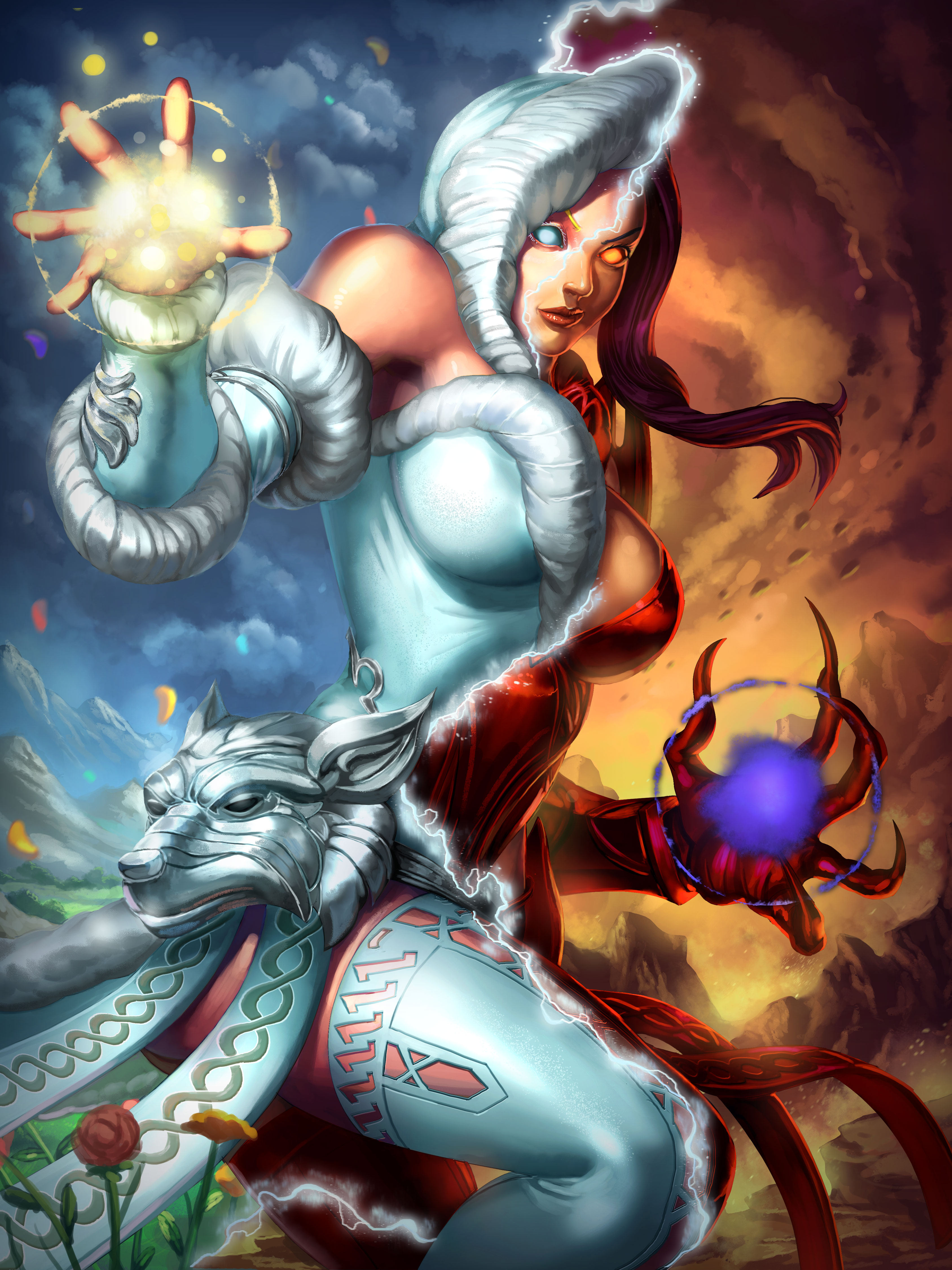 欧美风美术神之浩劫人设截图游戏设定集美术画集素材