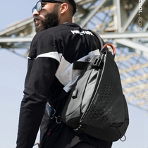 Hong Kong Duty-free Single Shoulder Bag Mens Locomotive Large Capacity Diagonal Satchel Men Sports Tide Casual Oxford Cloth Chest Bag