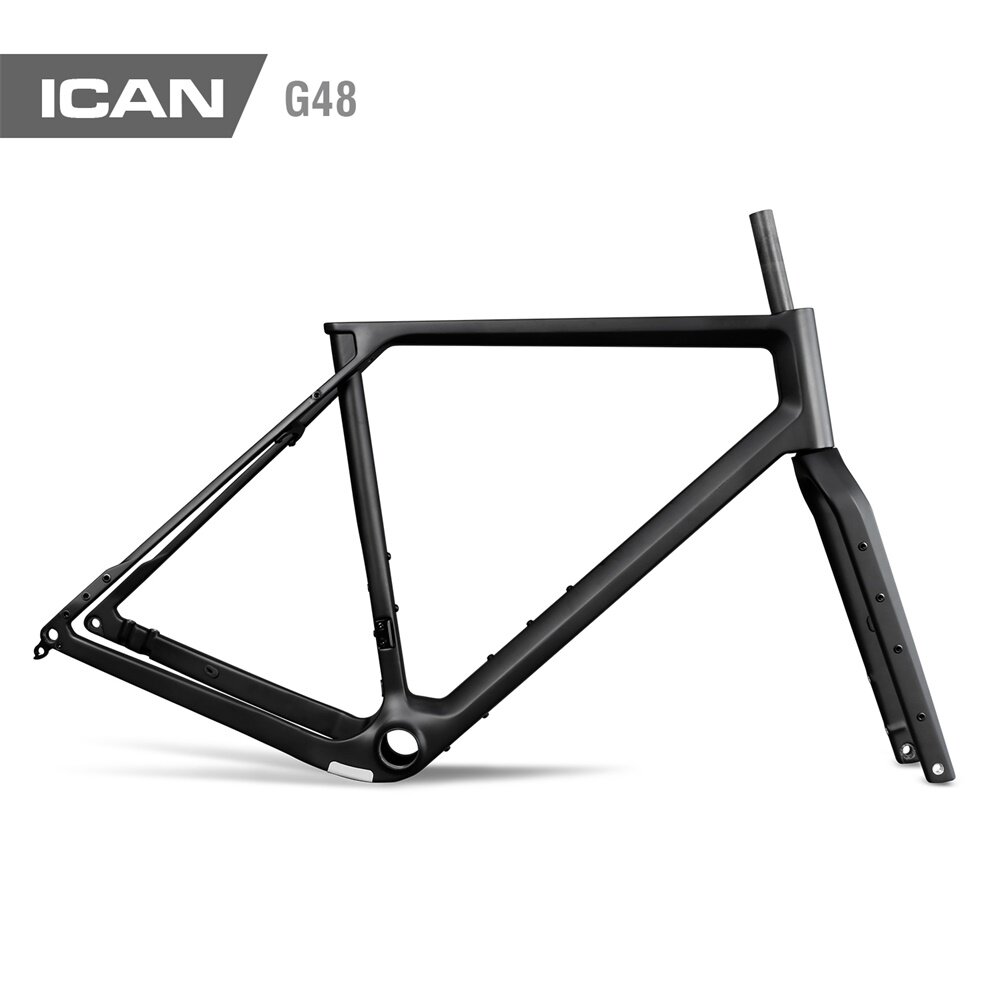 ICAN シクロクロスフレーム　AC388 サイズ53cm Carbon CX/Gravel Bike Frameset AC388: 12x100, 12x142mm rear