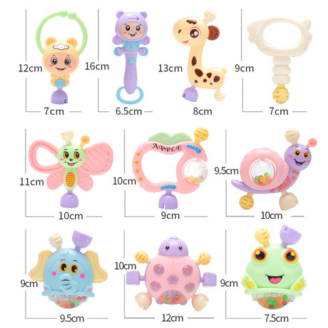 Baby toys 0-1 year old teether rattle 0-3-6-12 months boy and girl newborn baby molar toy Baby toys 0-1 year old teether rattle 0-3-6-12 months boy and girl newborn baby molar toy