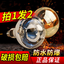 Anti-Shatterproof Bath Bully Bulb Toilet Bathroom Traditional Bath Bully three-in-one warm light 275w Anti-explosion waterproof E27