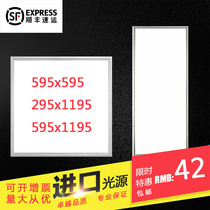 Integrated ceiling 595x595led flat lamp panel light 295x595x1195 gypsum mine cotton plate engineering light