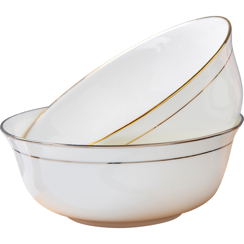 Jingdezhen ceramic rice bowl Chinese style up phnom penh contracted household ceramics 6 inches large mercifully rainbow such to use single pack