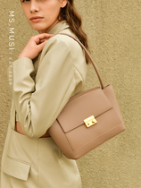 Miss Twiles bag 2021 New Tide leather large capacity tote bag vintage shoulder Women bag French underarm bag