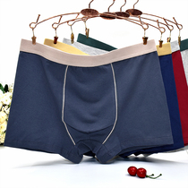 Summer Pure Cotton Briefs Male size Fat Pants Flat Corner Pants Four Corner Pants Head Men Gats Up More Loose Fattening Shorts