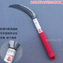 Golden field long sawsickle and sickle - hoed steel handle sickle serrated grass cutting and grass - cutting for outdoor work on farm tools