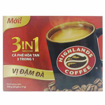 Vietnam HIGHLANDS HIGHLANDS three-in-one coffee Instant refreshing office workers student refreshing milk fragrance 340g