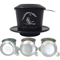 Vietnam TRUNG NGUYEN aluminum press type non-filter drip coffee drinking filter pot