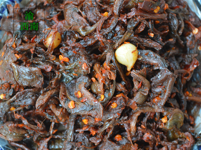 重庆长寿特产腌制干咸菜回锅肉老咸菜榨菜500g