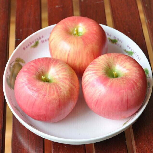 Simulated Apple home decoration fruit photo props simulated fruit fake fruit model red apple fake red apple