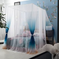 The new landing court mosquito net home uses 1 5m bed princess wind 1 8m stent pattern 2m encrypted thicken 1 2