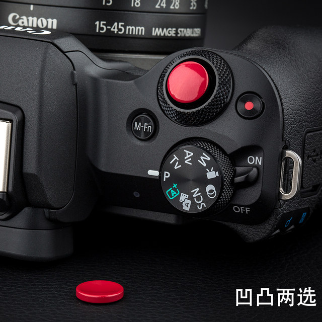ປຸ່ມ shutter ກ້ອງຖ່າຍຮູບ JJC ແມ່ນເຫມາະສົມສໍາລັບ Canon M6IIM50M200 Sony A7IIA6100A6400A6600ZV1RX100a7CSonya7C Fuji XT200 Panasonic