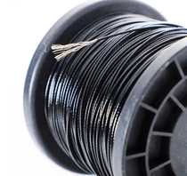 Plastic-coated steel wire rope 7*7 plastic-coated plastic-coated stainless steel black steel wire rope soft steel wire rope 0 8 pack 1mm
