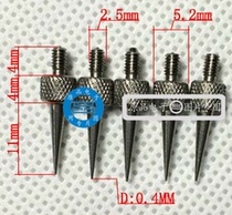 Number of indicator dial gauge micrometer gauge measuring thickness gauge head tip M2 5 * L7 *D0 4 white steel measuring head